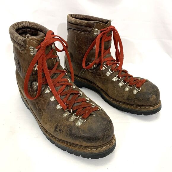 Vintage LOWA All-Leather Norwegian Welt Hiking Boots Men\'s UK 10 (READ) main image 8